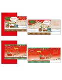 Biglietto auguri Natale c/tirette in fantasie assortite Kartos (delist) 04447401