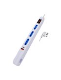 Multipresa piatta SLIM90 con interruttore ricarica rapida cavo 1,5m MKC 492518895