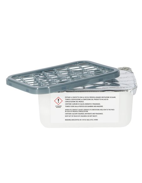 BOX DEUMIDIFICATORE PER AMBIENTE 180gr/400ml NO PROFUMO PERFETTO 17950 PERFETTO ASSORBIUMIDITA'-PROFUMATORI-CANDELE
