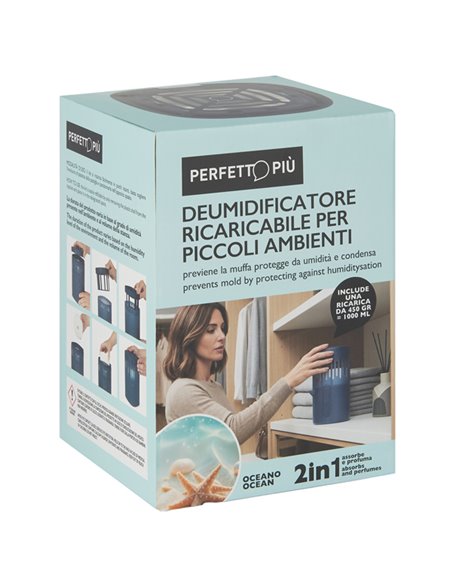 DISPENSER DEUMIDIFICATORE RICARICABILE OCEANO PERFETTO 17960 PERFETTO ASSORBIUMIDITA'-PROFUMATORI-CANDELE