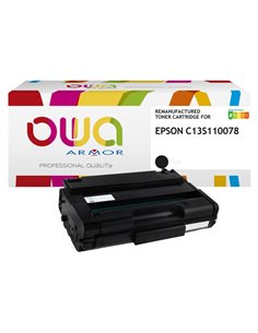 Toner Nero per Epson WorkForce AL-M 320 DN, AL-M 320 DTN, AL-M 320 DTNF, AL-M 32 K18472OW ARMOR TONER RICOSTRUITI