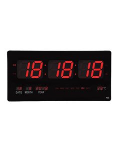 Orologio calendario digitale a led 51x3,5x23,5cm(delist) WX-4622 2