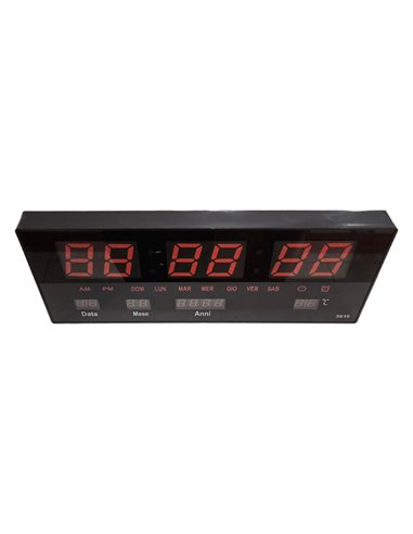 Orologio calendario digitale a led 51x3,5x23,5cm(delist) WX-4622